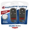KeylessKing* 2x Keyless Entry Remote Key Fob for 2001-2008 Honda