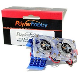 Power Hobby FSBLUE Aluminum Cooling Fan Slash 4WD Blue