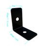 Sutfmwe 4 Pcs Black Metal Corner Protector, Decorative Right Angle