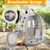 kathson Bearded Dragon Carrier with Harness and Leash Set, Large