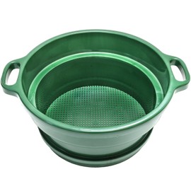 ASR Outdoor DEEP Stacking 1/8" Classifier Screen with Handles, Heavy Duty 5 Gallon Plastic Sifting Sieve