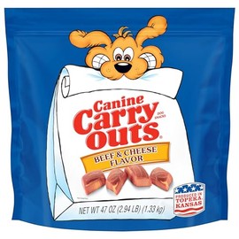 Canine Carry Outs Dog Treats, Beef & Cheese Flavor, 47 Ounce