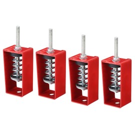 PATIKIL 99lbs Capacity Spring Vibration Isolator, 4 Pack Shock Absorber Shockproof Damping Hanger Anti Vibration for HVAC Air Conditioner Air Handling Units