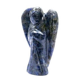 Iolite Angel - Iolite Crystal Angel and Pocket Guardian Angel Crystal Figurines (1.5 inches)