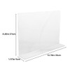 VOSAREA Acrylic Sink Splash Guard, Freestanding Kitchen Splash Panel Barrier