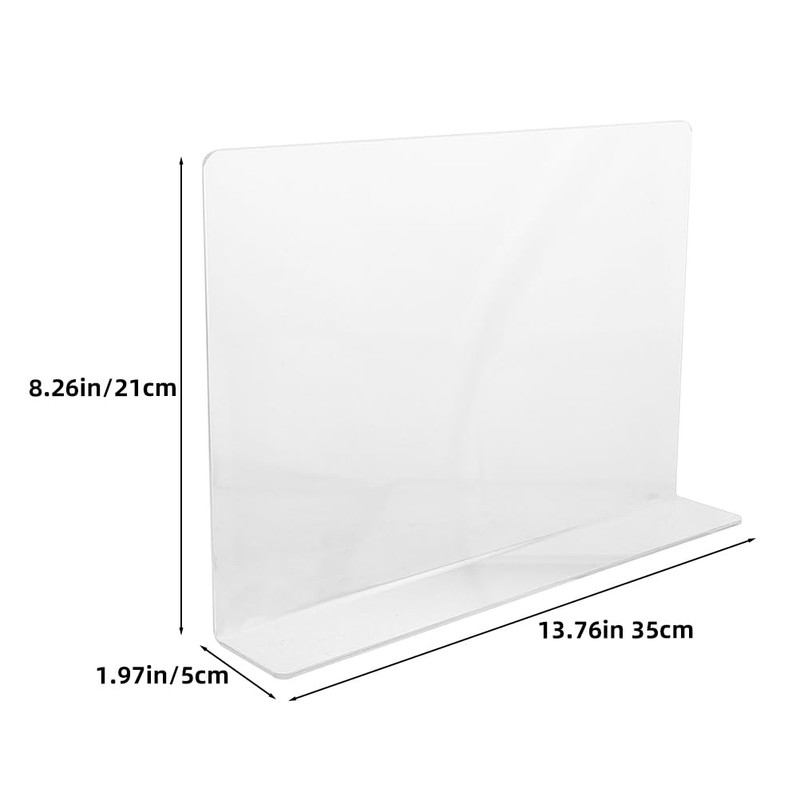 VOSAREA Acrylic Sink Splash Guard, Freestanding Kitchen Splash Panel Barrier