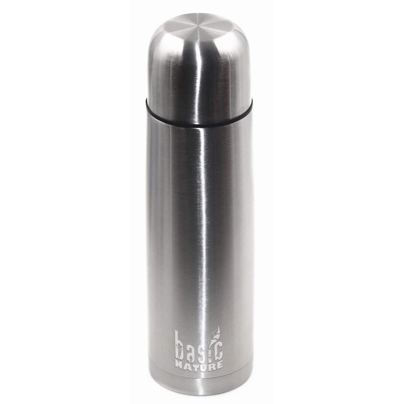 BasicNature 562021 Vacuum Flask Stainless Steel 1.0 L