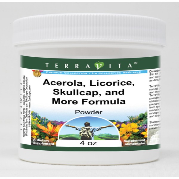 Acerola, Licorice, Skullcap, and More Formula Powder (4 oz, ZIN: