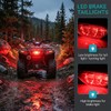FACAILAHA Smoked ATV LED Tail Lights Assembly UTV Brake Taillights