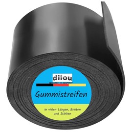 1200 mm x 40 mm x 3 mm rubber strips
