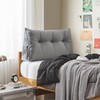 DormCo Rainha - Lounger Tufted College Headboard - Gray