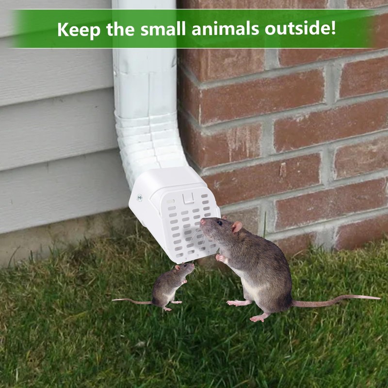 MARKBIT Gutter Downspout Extension Accessory，Gutter Extensions for 2"×3"，Gutter Downspout Extensions