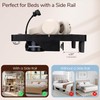 Fivebop Bedside Shelf for Dorm Bed & Top Bunk, Bamboo
