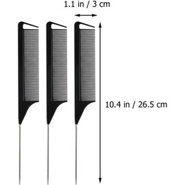 SHOWERORO Pinzas para peinar el cabello y pinzas de cocodrilo para el cabello de plástico y acero inoxidable, diseño simple, sujetan el cabello firmemente para uso individual
