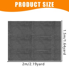 Anti Slip Rug Underlay, PVC Cuttable Anti Slip Mat,Multipurpose Non Slip Matting,Anti Slip for Hard Floors,Black Kitchen Drawer Shelf Liner,Rug Anti Slip Rug Underlay for Home,Office,Cars (150*200CM)