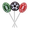 Fruidles Sports Tattoo Lollipop Suckers Candy, Great for Goody Party