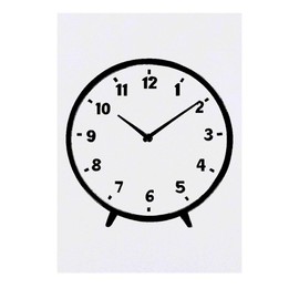 'Clock' Temporary Tattoo - Water Resistant, Skin-Safe, Non-Toxic Transfer (TO00084379)