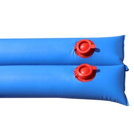 Buffalo Blizzard Blue 10 ft Long Double Chamber Water Bags | 24 Pack | 22-Gauge Heavy-Duty Vinyl Material | Secures Winter Cover to Rectangular Swimming Pools