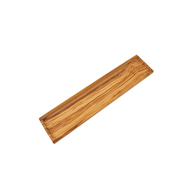 Naturally Med Olive Wood Cracker Tray - to Serve Crackers