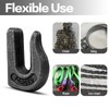 Cheardia 6 Pack 3/8'' Weld on Grab Hook, Heavy Duty