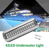 LED Boat Light, 42 LEDs Waterproof 316 Stainless Steel Underwater