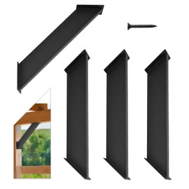 8 Pcs Pergola Brackets, 45-Degree Angle Bracket, Specially for Reinforcing Pergolas and Gazebos Garages, Tree Houses, Patios, Lawns, Cabins, Yards,…