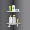Uni-Green Shower Corner Shelves with Robe Holder and Razor Holder