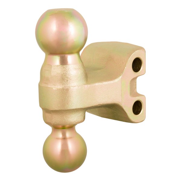 CURT 45912 Replacement Dual-Ball for Adjustable Trailer Hitch Ball Mount 45900 or 45926 , Gold