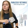 Osensia Cepillo Desenredante - Paddle Cerámico Para Cabello Rizado,