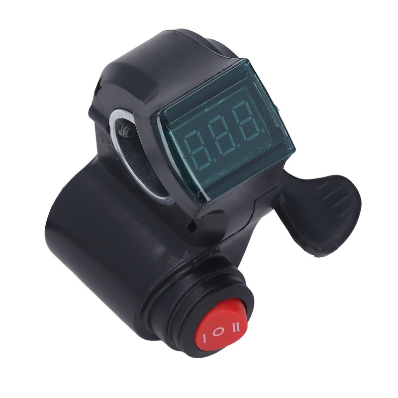 Electric Bike Thumb Throttle 3 Speed Digital Voltage Display Bicycle