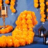 6 Tiras Guirnaldas de Flores Artificiales, 5 Pies Guirnalda de