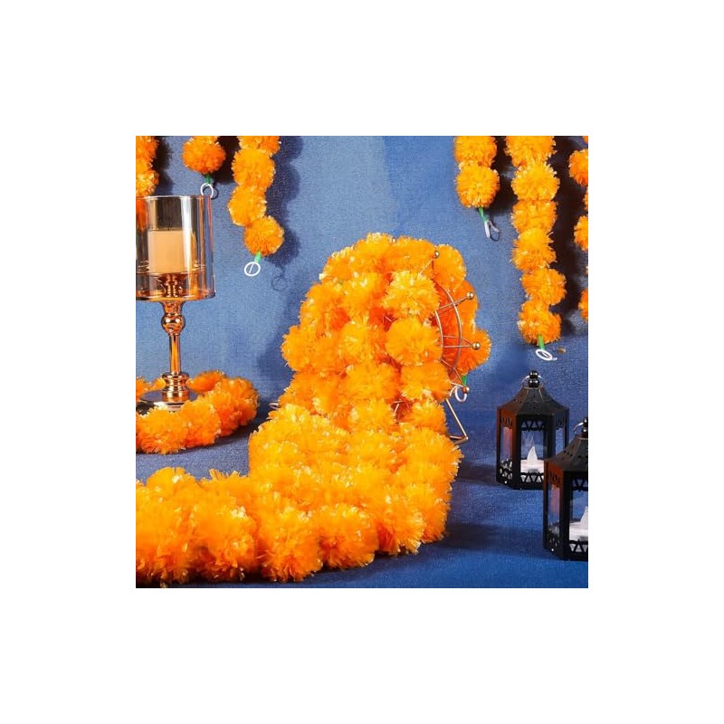 6 Tiras Guirnaldas de Flores Artificiales, 5 Pies Guirnalda de
