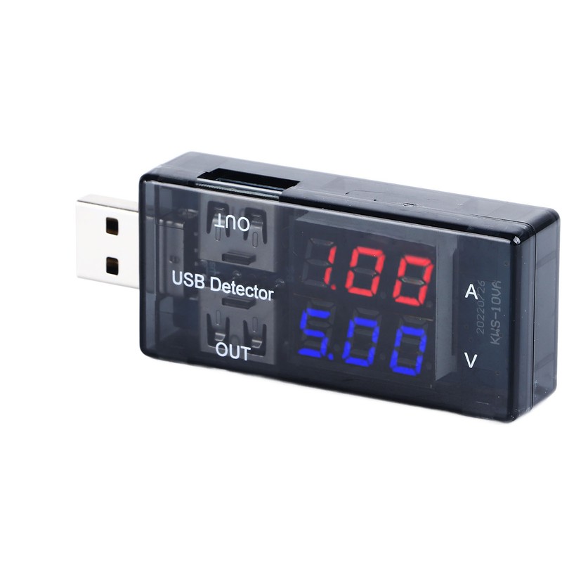 USB Tester High Accuracy Dual Display USB Multimeter for Voltage