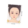 STOBOK Face Makeup Practice Board Reusable and Washable Face Painting
