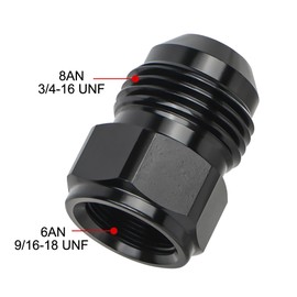 EVIL ENERGY 6AN Female to 8AN Male Falre Reducer Expander Adapter Fitting