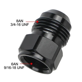 EVIL ENERGY 6AN Female to 8AN Male Flare Reducer Expander Adapter Fitting