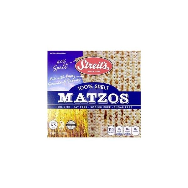 Streit's Spelt Matzo Crackers 312g