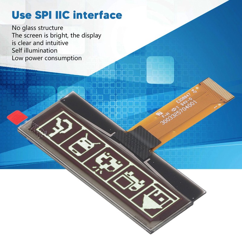 Organic Light Emitting Diode Display Module 2.23in 123x32 Resolution SSD1305