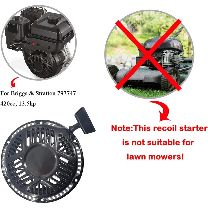 abliubale 797747 Recoil Starter Compatible with B & S 797747