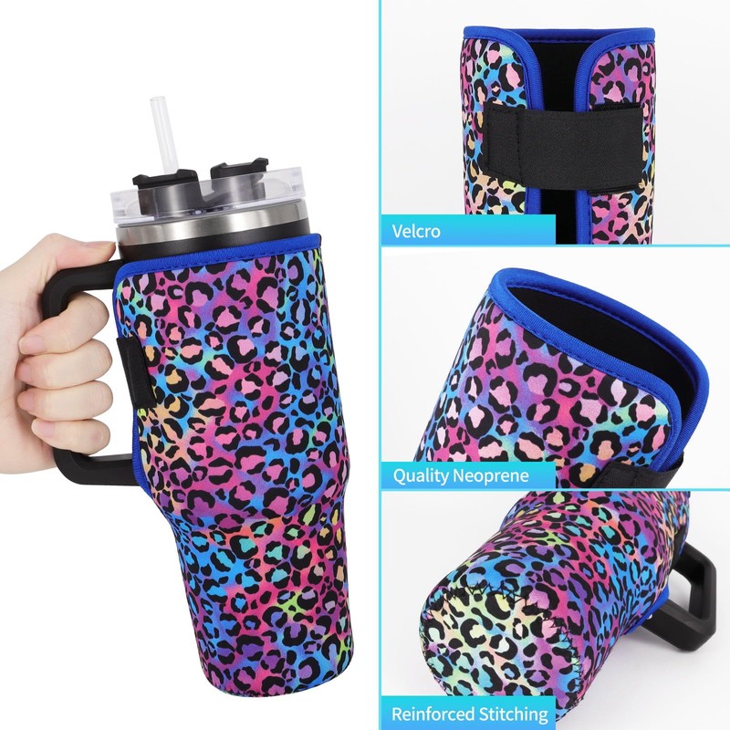 AJLTPA Reusable Neoprene Insulated Sleeves Cup Holder Idea for 40oz