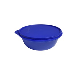 Tupperware Sommer Drops Bowl with Lid Leak-Proof Hitparade Fresh Drops 600 ml 600 ml Food Storage Container (Blue)