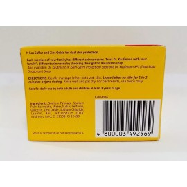 Dr. Kaufmann Sulfur Soap (2 Bars x 80g) Dual Skin Protection