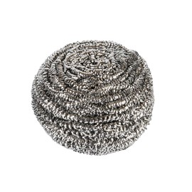 Restaurantware Stainless Steel Scrubbers, Pack of 100 Professional Dish Scrubbers, Stainless Steel Scrub Pads for Pots and Pans, Heavy-Duty Corrosion Resistant for Home and Commercial Kitchens