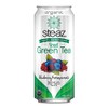 Steaz Organic Lightly Sweetened Iced Green Tea, Blueberry Pomegranate, 16