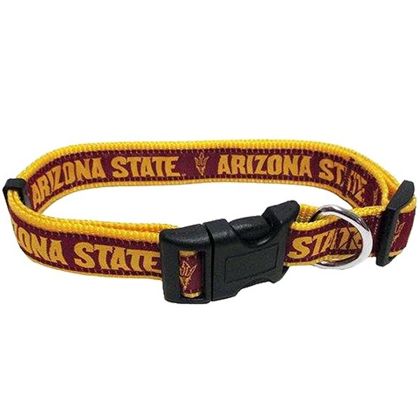 Pets First Collegiate Pet Accessories, Dog Collar, Arizona State Sun Devils, Medium