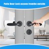 Yallmie French Door Security Keyless French Patio Door Security Lock