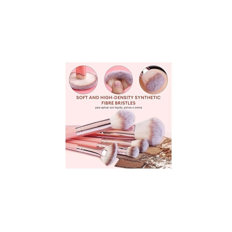 Runhycc Set De 40 Brochas De Maquillaje Generic Profesional. Incluye
