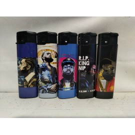 Techno Torch 10 Count Electronic ignition Nipsey Hussle Hustle DISPOSABLE Gas Lighters