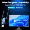2-in-1: WLAN6 and 5.4 Bluetooth Adapter PC for Desktop Laptop