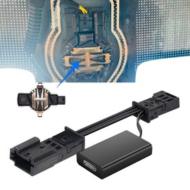 mangoal Dashcam Power Adapter Custom for Chrysler 3-Pin (Model C) for RAM Dodge Jeep and etc,Hide The Wires, Connect Rainfall Sensor (Hidden)